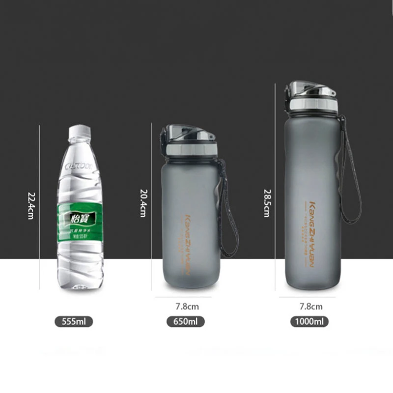 Bicycle Water Bottle Water Bottle Sports Bottle Bike Bottle 650ML/1000ML Bicycle Water Bottle Outdoor Drink Leak-proof Cup for Cycling Bike Outdoor Sport 4 Colors