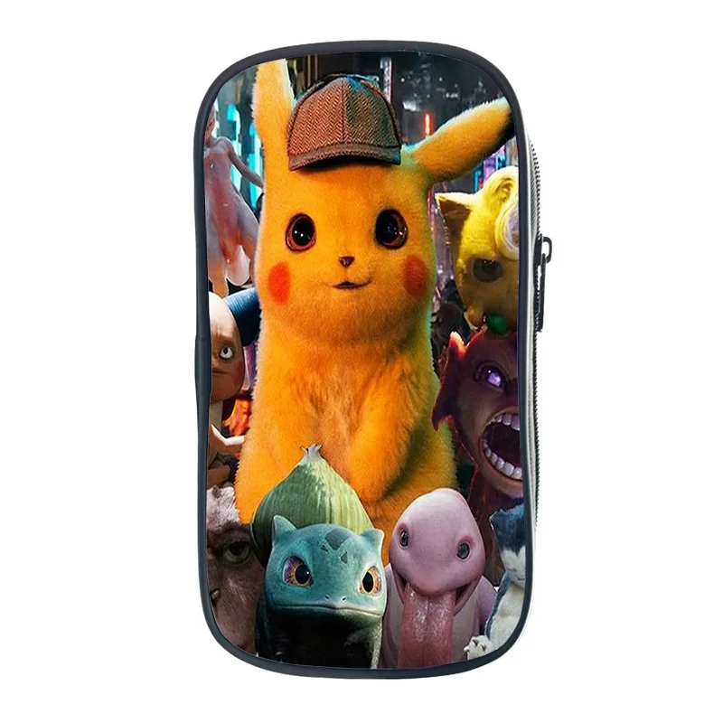 Милый пенал для карандашей Pokemon Detective Pikachu, детский пенал для карандашей, модные новые высококачественные Канцтовары, сумка для ежедневных ручек для детей - Цвет: 16