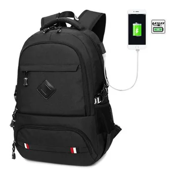 

School Waterproof Bags USB Interface Backpack Large Capacity Laptop Bag Man Backpacks Women Backpacks Mochila
