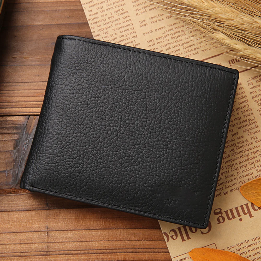 

Men Bifold Business Leather Wallet ID Credit Card Holder Purse men's wallet clutch portfel billetera carteira For Men