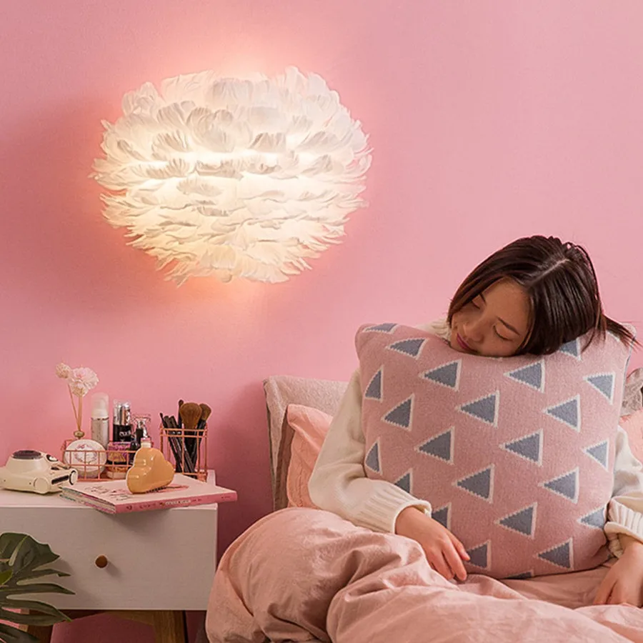 Nordic-feathers-and-warm-clouds-Wall-lamps-lights-bathroom-bedroom-light-led-wall-lights-for-home