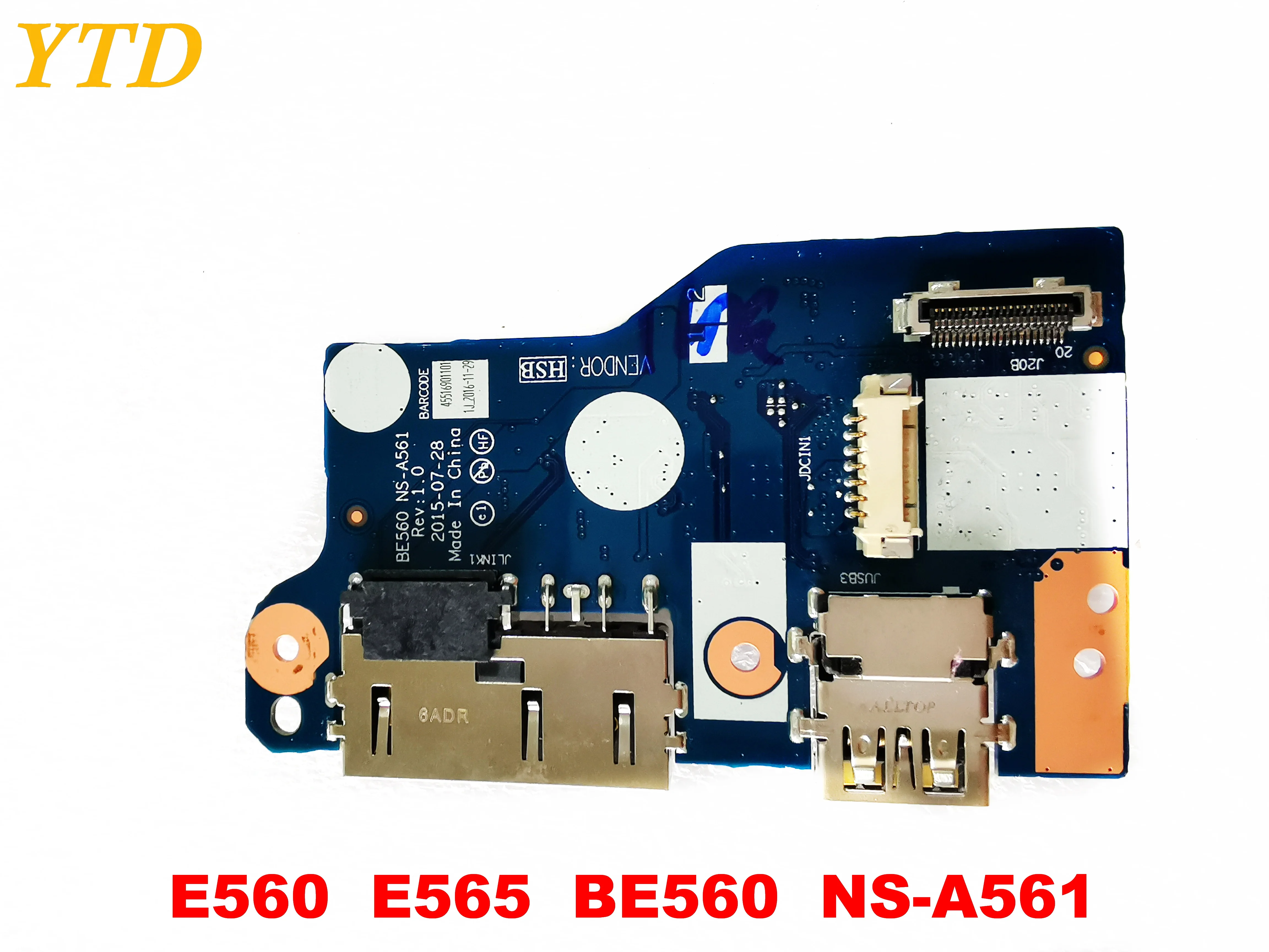 Для lenovo E560 E565 USB плата E560 E565 BE560 NS-A561 протестирована хорошая