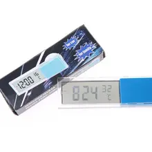 Электронные часы на присоске Тип чашки жидкий кристалл электронные часы температурная комбинация электронные часы для автомобиля аксессуары для автомобиля