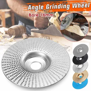 

Outer Dia 94mm Flat Angle Grinder Disc Wood Carving Disc 16mm Bore Wood Angle Grinding Wheel Sanding Abrasive Tool