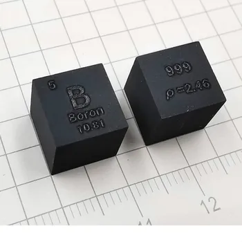 

99.9% High Purity Boron B 1.2g Carved Element Periodic Table 10mm Cube
