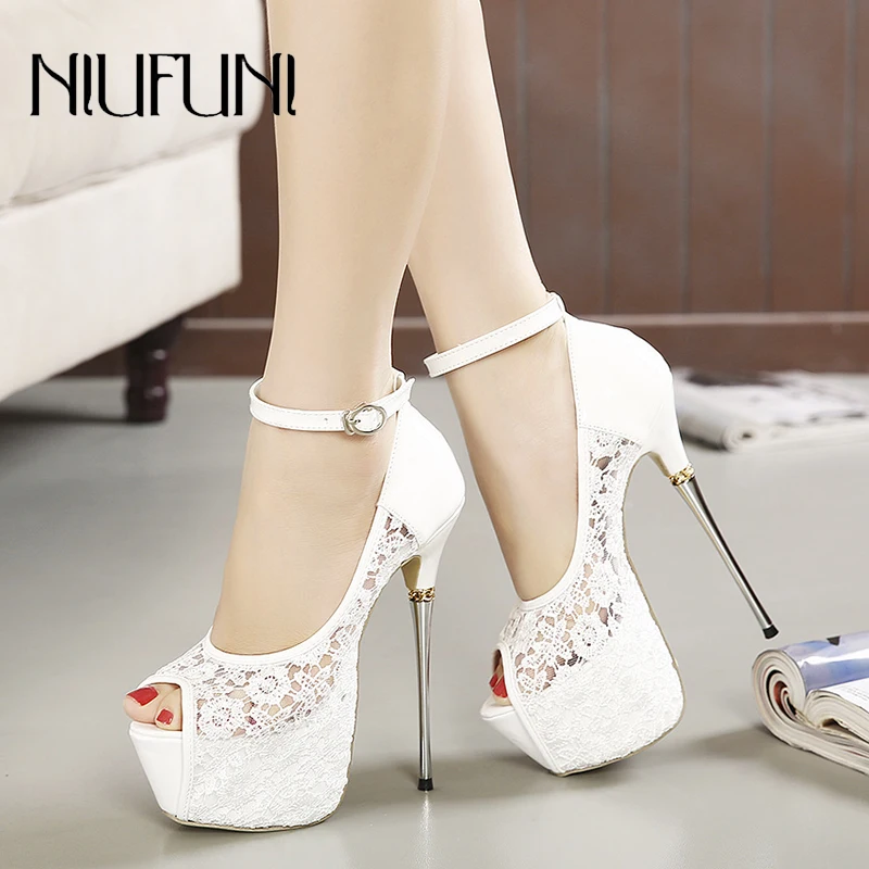 High Heels Pumps Sandals Peep Toe 