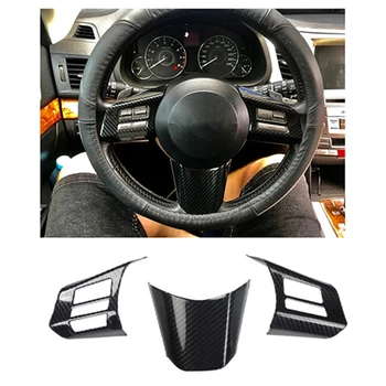 

3Pcs/Set Car Steering Wheel Switch Decoration Frame Cover Stickers for Subaru Outback 2010-2014 Car Styling