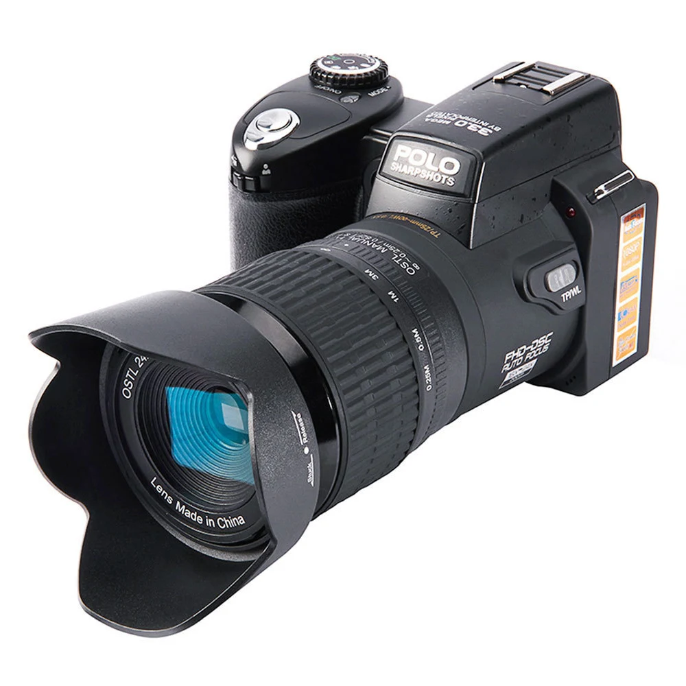  POLO D7200 Digital Camera 33MP Auto Focus Professional DSLR Camera Telephoto Lens Wide Angle Lens A