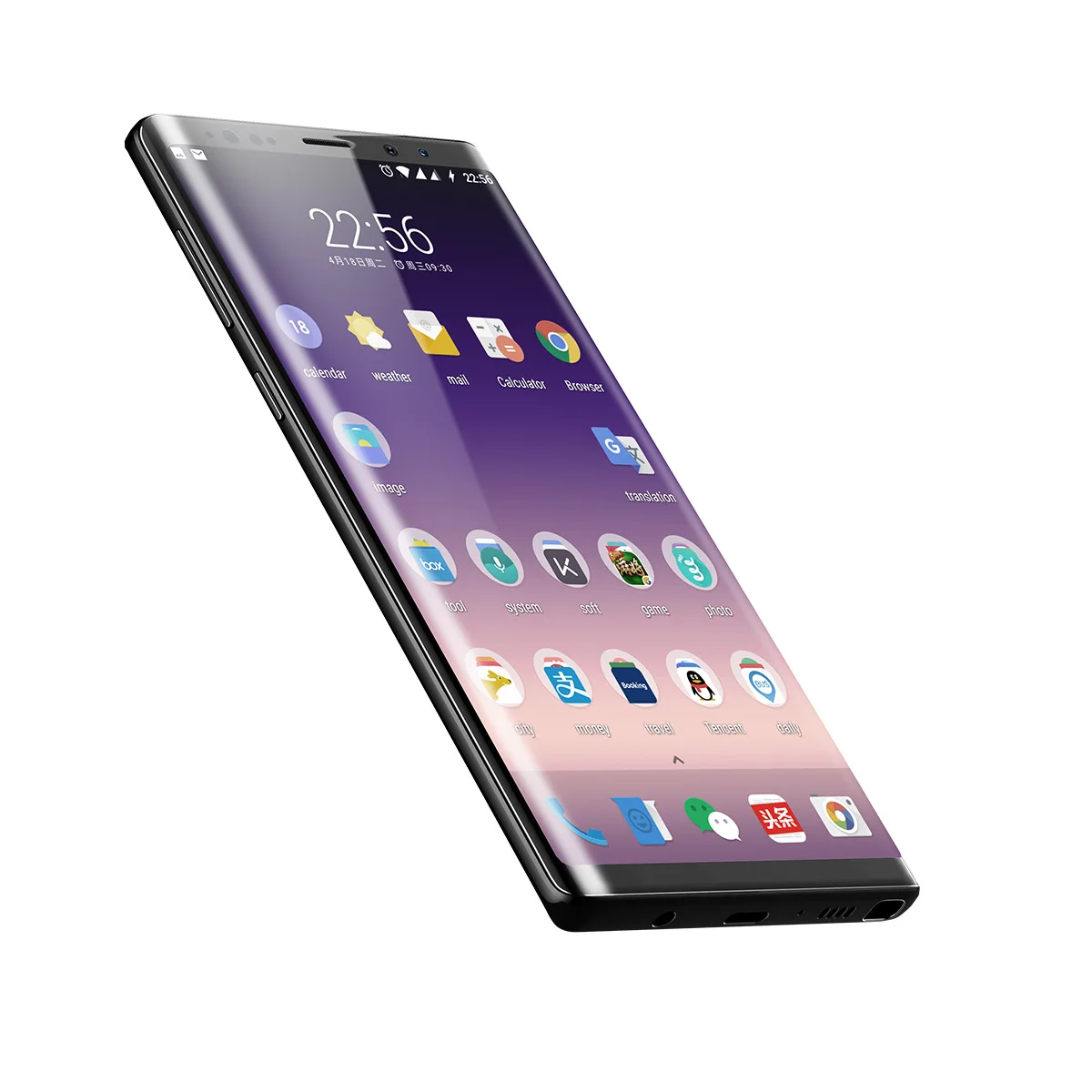 Гидрогелевая пленка Rock для Samsung Galaxy Note 8 мягкая ТПУ Защитная с полным покрытием