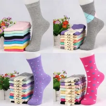 5 пар разных цветов полосатый женские носки дышащие впитывающие пот высококачественные хлопковые женские носки простые милые носки для девочек Meia