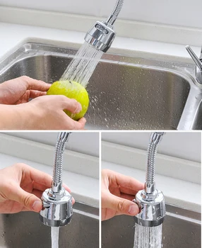 

New Kithen Faucet Aerator 360 Degree Adjustable Sprinkler Water Filter Diffuser Water Saving Nozzle Faucet Connector Shower