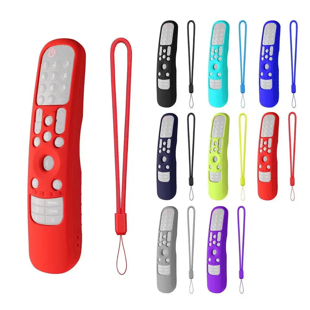 Remote Control Case For LG MR21GA OLED Smart TV MR 21GC Replacement Cover Silicone Shockproof Colorful Skin Shell Lanyard | Электроника