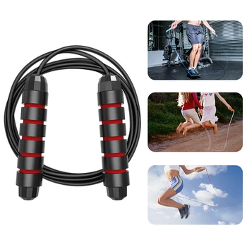 

Tangle-Free with Ball Bearings Rapid Speed Jump Rope Excercise and Fitness Workout Equipments Skipping Foot for men