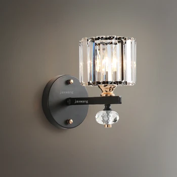 

Nordic LED Glass Luxury Wall Lamps Modern Bedroom Wall Lamp Crystal Sconces Lighting Living Room Wall Light Kitchen Fixtures