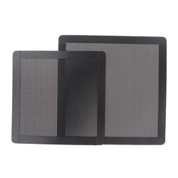 2Pcs 12/14CM Magnetic Dust Filter PVC Mesh Net Cover for PC Case Cooling Fan