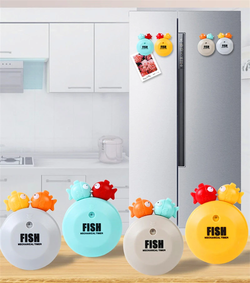 Cartoon Animal Fish Shape 60 Minute Timer Easy Operate Kitchen Timer Cooking Baking Helper Mechanical Wind Up Timer Cooking Ti Kitchen Timers Aliexpress