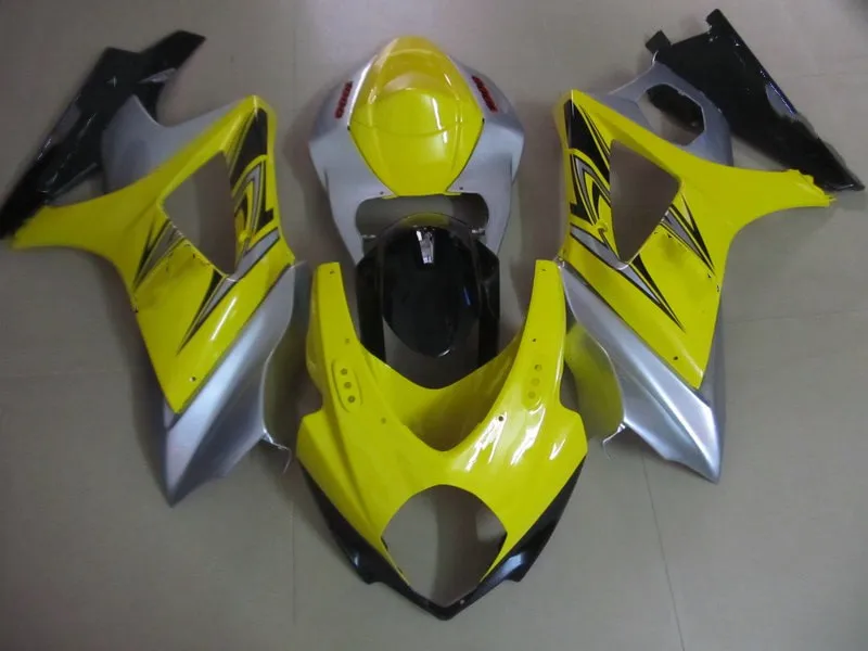 Комплект обтекателей для мотоцикла на заказ GSXR1000 K7 07 08 GSXR 1000 2007 2008 ABS желтый