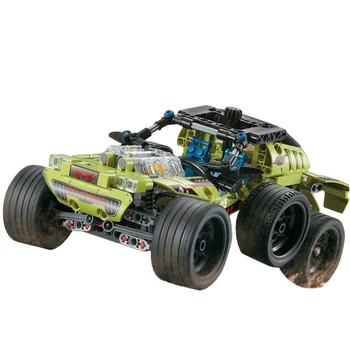 

423Pcs MOC Small Particles Off-road Rally Vehicle Car Toy Vehicle DIY Assembly Building Block Model Gift