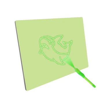 

A4 Draw with Light Fun and Developing Toy Drawing Board Magic Draw Education