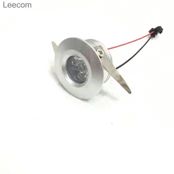 

10pcs/lot diameter 40mm cob Led Cabinet white mini Spot light 3W Include Led Driver AC85-265V 40mm*h25mm Mini downlight