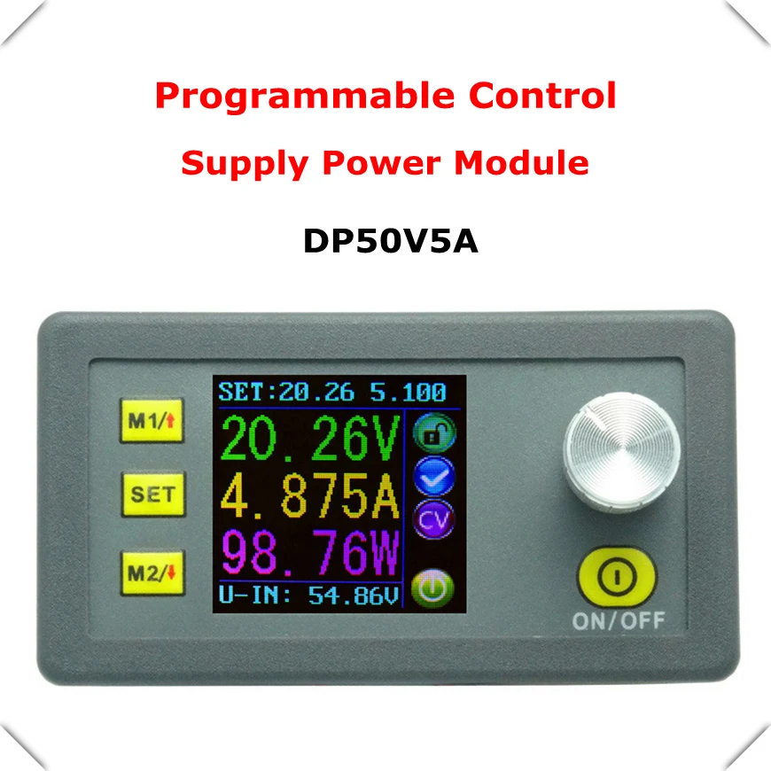 DPS5020 постоянное напряжение тока dc-dc понижающий связь питание преобразователь напряжения ЖК-вольтметр 50 в 20A