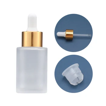 

30ML Portable Empty Glass Essential Oils Dropper Bottles In Refillable Mini Amber Serum Vials With Piette Perfume Bottle