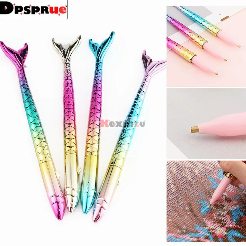 

Diamond Painting Cross Stitch Accessories 5D Point Drill Tools DIY Discoloration Pen Square Round 3D Embroidery Mosaic Gift