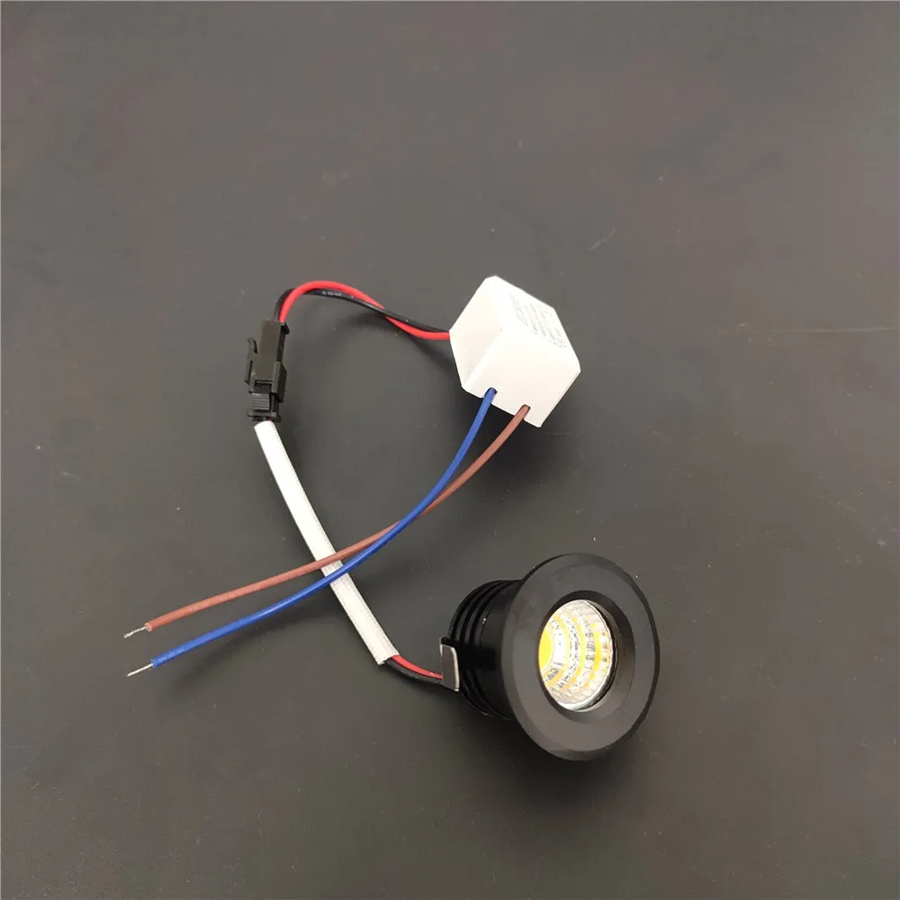 110V 220V 3W Cob LED Spot Light Hole 30mm Dimmable MiNi downlight Cabinet Light Recessed For Gypsophila Jewelry Display led downlight