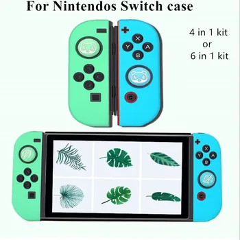 

6 in 1 kit Detachable Replacement Housing Case For Nintend Switch Joy-Con shell game console silicone case for Nintendo NS cover