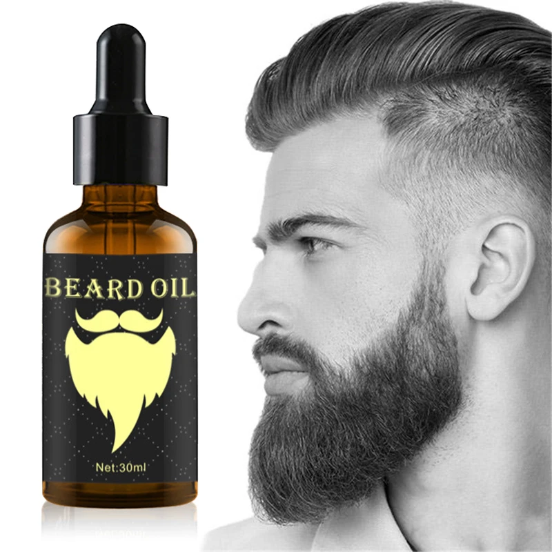 100% para el crecimiento del cabello de la barba para hombre, potenciador nutritivo de la barba, bálsamo de cera, aceite para bigote, acondicionador que deja dentro, TSLM1