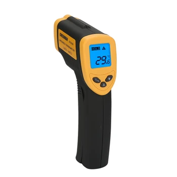 

Pinkman CHEERMAN DT-8380 8850 Non-Contact Laser Infrared Thermometer Pyrometer Surface Temperature LCD Display Laser Point Gun