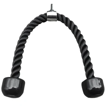 

Gym Training Pull Down Rope Triceps Push Down Rope 27IN Non Slip Cable Attachment for