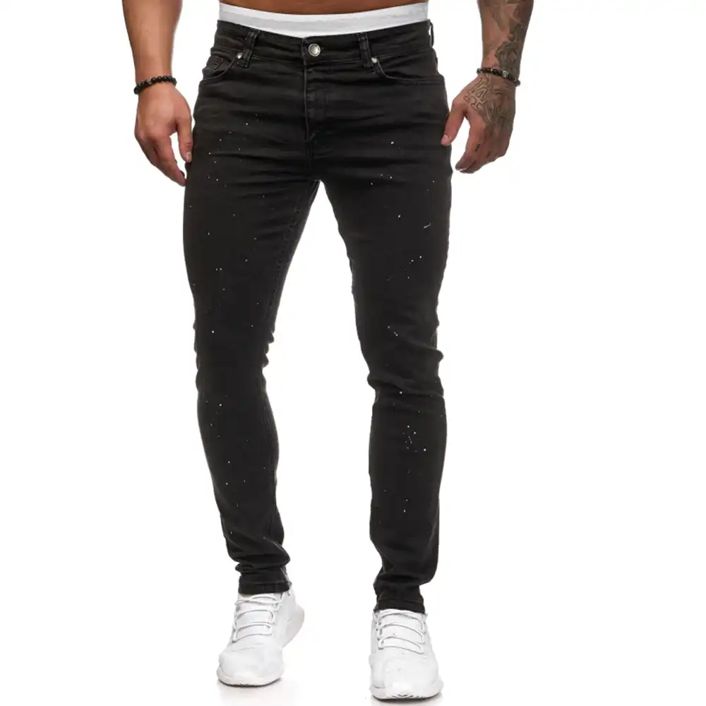 new stylish black jeans