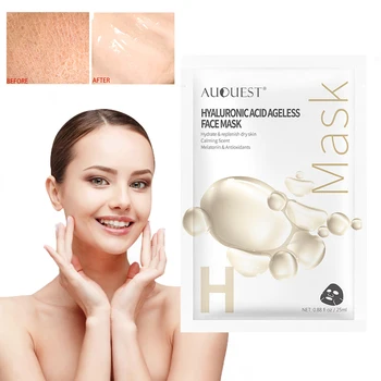 

AuQuest Anti-Wrinkle Hyaluronic Acid Silk Facial Mask Collagen Anti-Aging Repairing EssenceKorea Face Mask Facial Skin Care