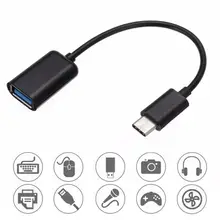 Тип-c к USB 3,0 Женский OTG кабель передачи данных для быстрой зарядки конвертер адаптер для iPhone iPad смартфон кабель для передачи данных адаптеры