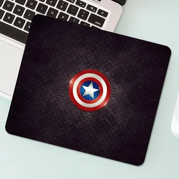 

Marvel Avengers Captain America Shield Printed Computer Rectangle Mousepad Game Mouse Pad Natural Rubber Mause Mice Mat