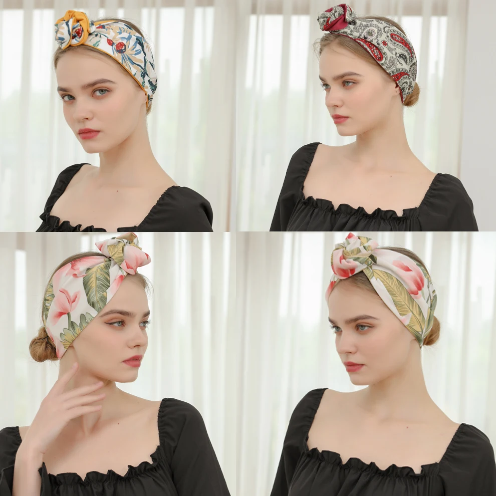 Wired Headbands Adult Hair Wrap Reversible