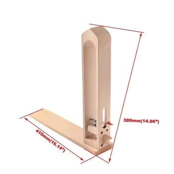 

All-round Rotate Wood Leather Table Lacing Desktop Sewing for DIY Stitching Leathercraft Tools SP99