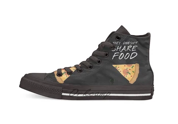 

Joey Food Novelty Design Casual Canvas Shoes Custom shoes Drop Shipping