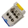 UKK125 Din Rail 2 in N Out Terminal Block Distribution Box Universal Power Junction Box Electric Wire Connector gangbei ► Photo 3/6