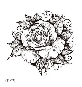 1 предмет Для женщин сексуальные Руку поддельные тату серьги Henna Mandala цветок временные татуировки для девочек Красота Флора водостойкие татуировки индийские мехенди - Цвет: CD-119