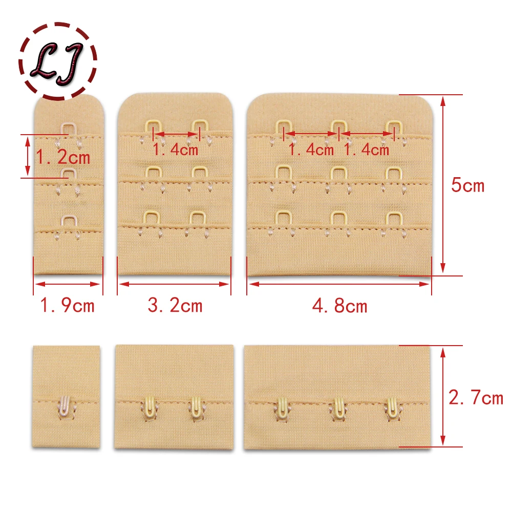 Bra Strap Adjustment Buckles 10sets/lot Ladies Useful Bra Extenders Strap Extension Adjustable Belt handmade Buckle accessories DIY