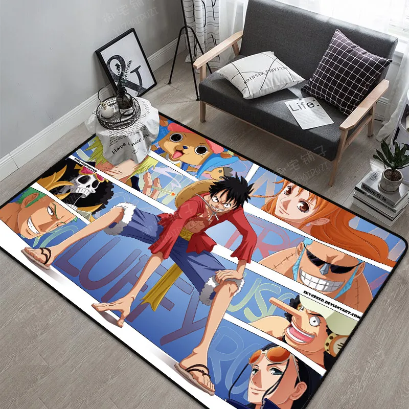 One Piece Shaggy Fluffy Anti-Skid Area Floor Mat 3D Rug Non-slip Mat Dining Room Living Room Soft Child Bedroom Mat Carpet 06