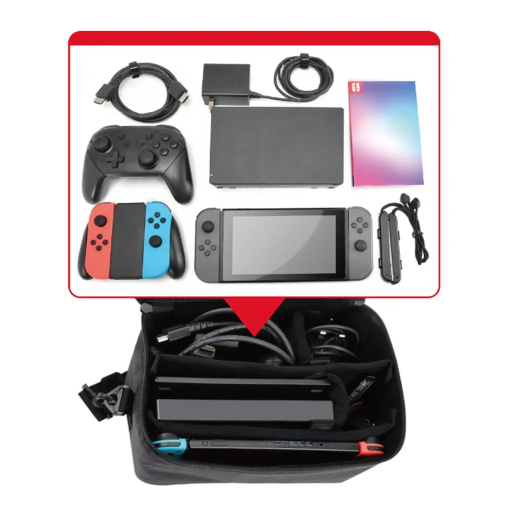 PG-9179 для nintendo Switch сумка для хранения хост сумка-мессенджер многофункциональная EVA сумка, чехол для переноски для NS NAND Switch IPEGA Box