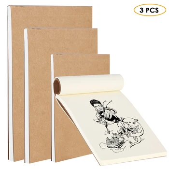 

80 Sheets Blank Flipbook Kraft Cover Drawing Sketchbook 3pcs Blank Flipbooks For Animation Cartoon Creation Drawing Sketchbooks