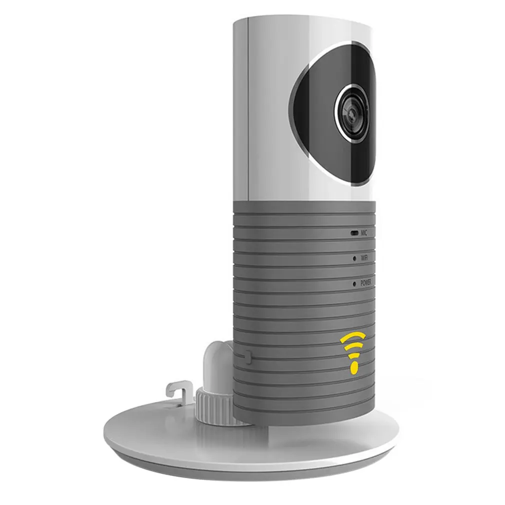 Инфракрасное Ночное Видение Смарт беспроводная камера безопасности Wifi 720P Pet IP монитор WiFi смартфон монитор - Цвет: Темно-серый