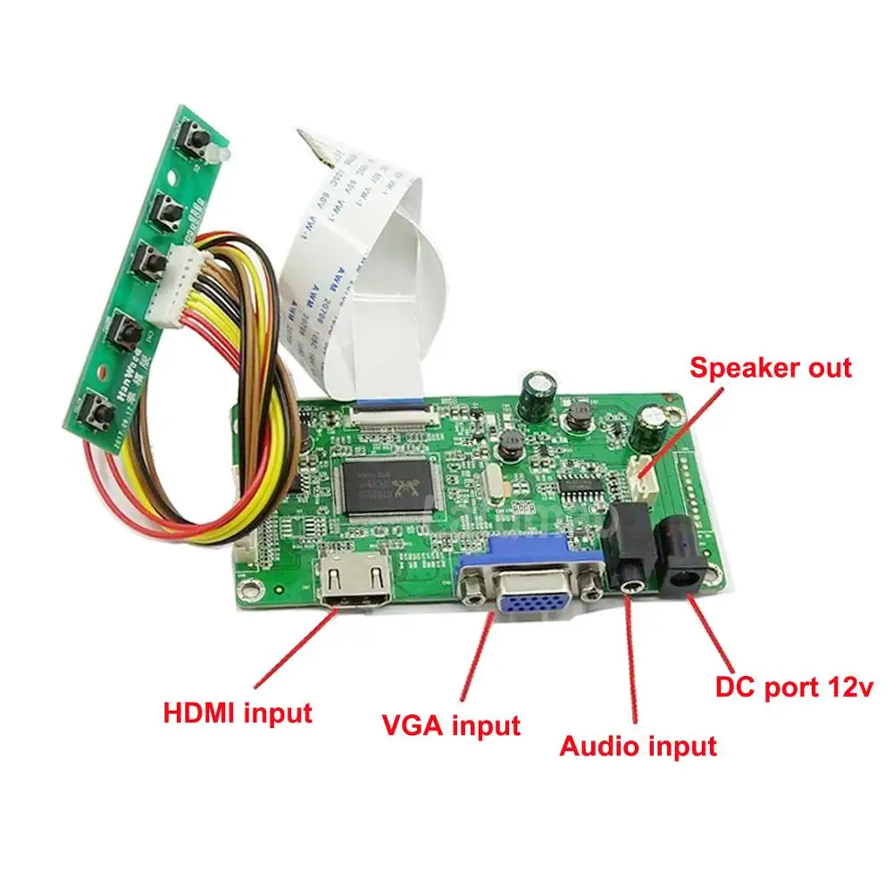 Плата управления Latumab монитор N140B6-D11 HDMI + VGA ЖК-светодиодный LVDS EDP плата | Компьютеры