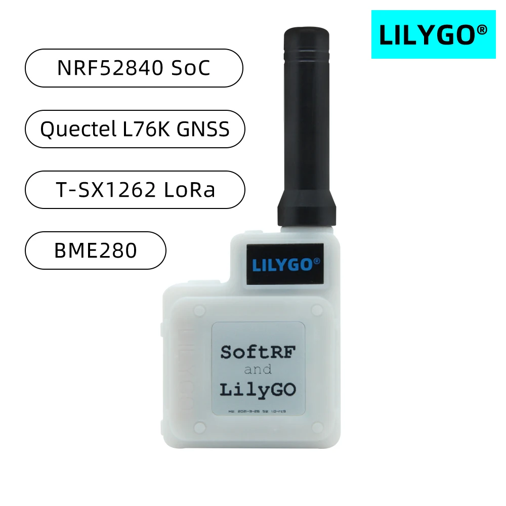 TTGO T-Echo SoftRF BME280 датчик давления NRF52840 SX1262 433/868/915 МГц модуль LORA 1 54 E-Paper BLE для Arduino |