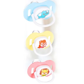 

Baby Printed Silicone Nipple Comfortable and Comfortable Nipple with Dust-Proof Bottle Cap (4 Pack)