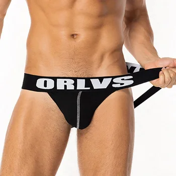 

Sexy Men Thong G-string Jockstrap Erotic Open Butt Slip Hombre Panties Cueca Tanga String Homme Lingerie Open Back Thongs XXL